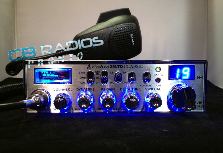 Cobra 29 Ltd Classic CB + BLUE LIGHT EDITION + PERFORMANCE TUNED + ECHO BOARD