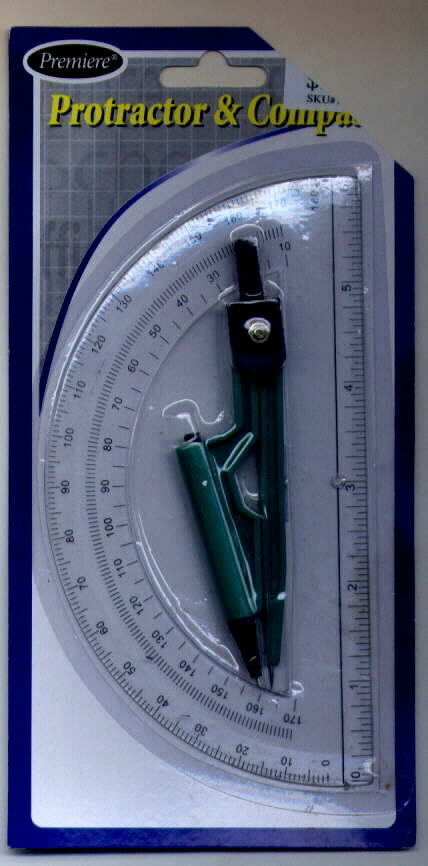 Protractor + Compass  new