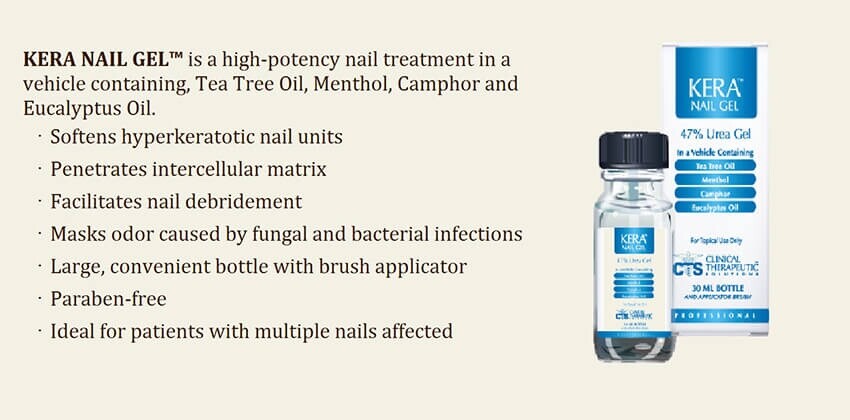 Kera Nail Gel 47% Urea Gel, *Tea Tree Oil* FREE FAST SHIPPING- EXP: 4-2027