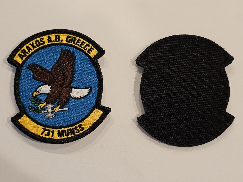 731st MUNSS Araxos Air Base Greece Embroidered Patch