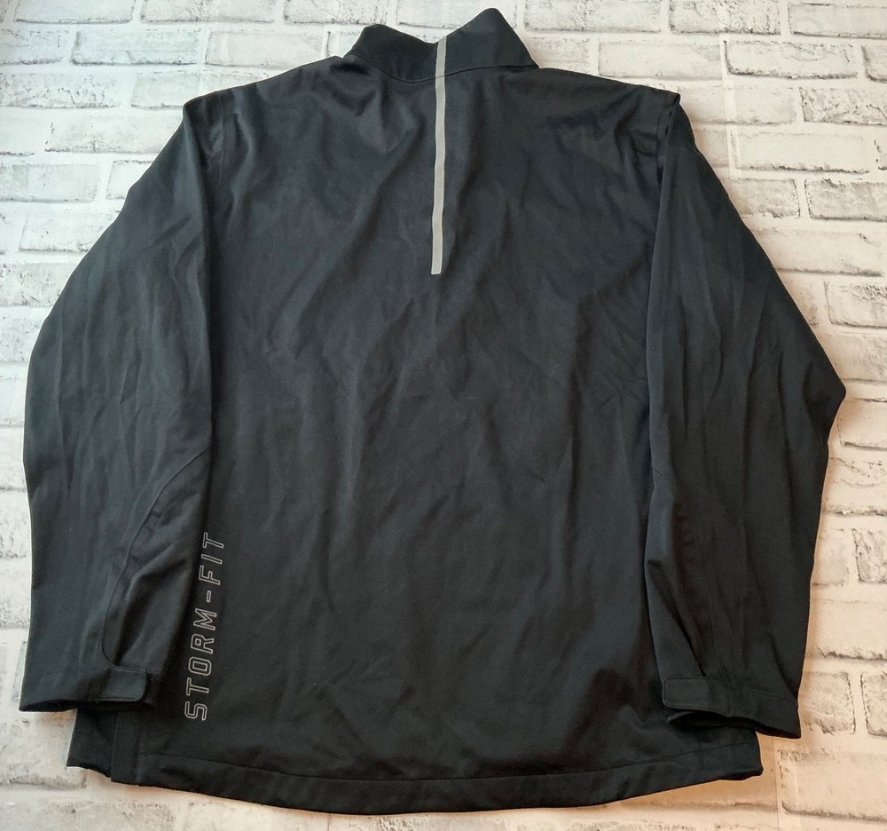 Nike Golf Storm Half-Zip Jacket Black Size Medium