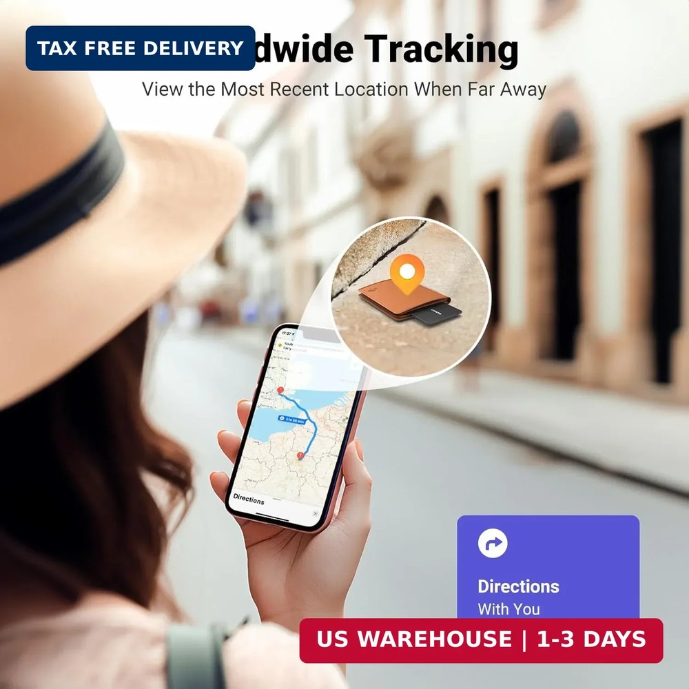 UGREEN FineTrack Slim Wallet Tracker Card (iOS Only), Bluetooth Tracker Card Fin