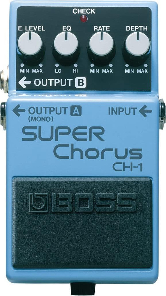 CH-1 Super Chorus Bundle with Gearlux Power Supply, Instrument Cable, Patch Cabl