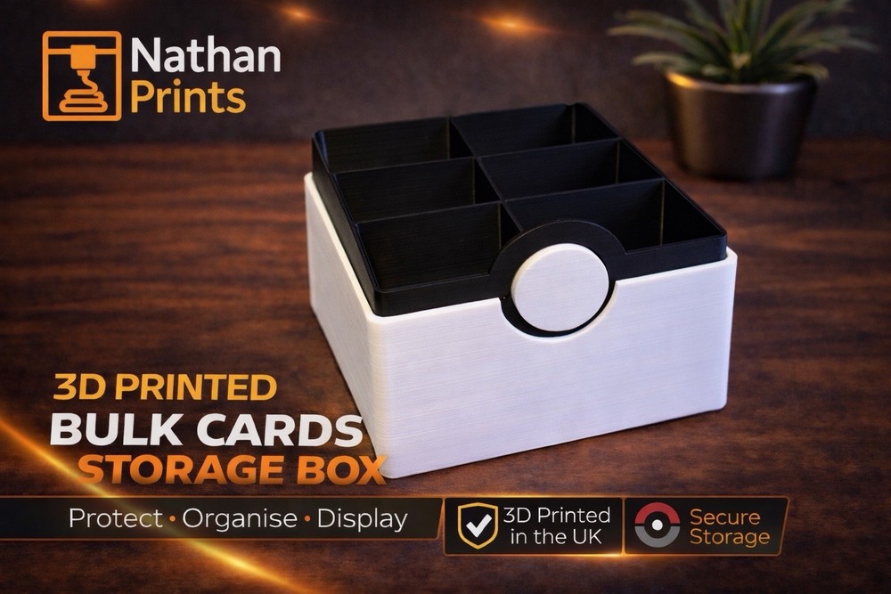 Pokemon Bulk Card Storage Box NathanPrints Bulk Storage Box