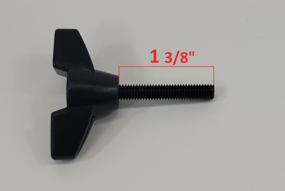 Alesis 6mm Butterfly Wing Nut -Black (2 pcs)