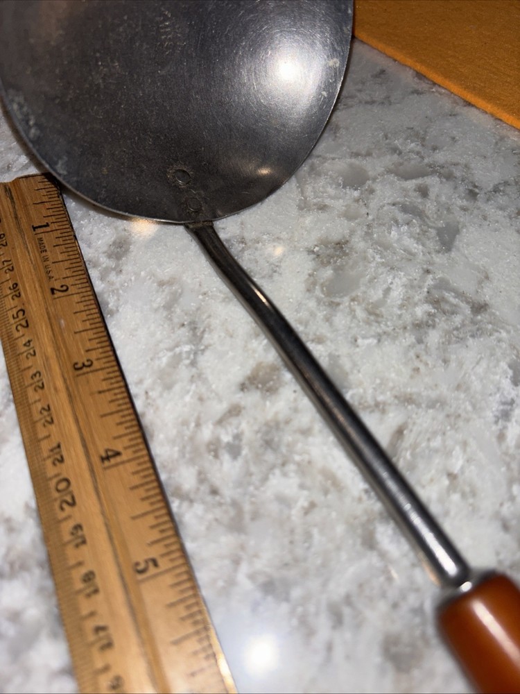 Vintage Bakelite Soup Serving Spoon