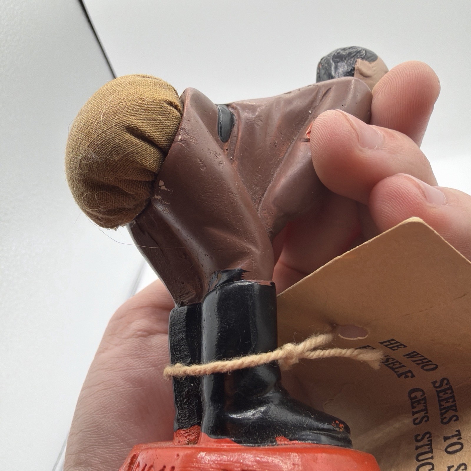 Rare 1941 "Hotzi Notzi" Adolf Hitler Pin Cushion + Original Label