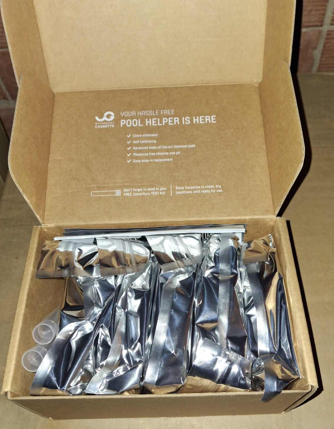 NEW WaterGuru Sense S1 Smart Cassette - 5 Pack Pool Water Tester Monitor