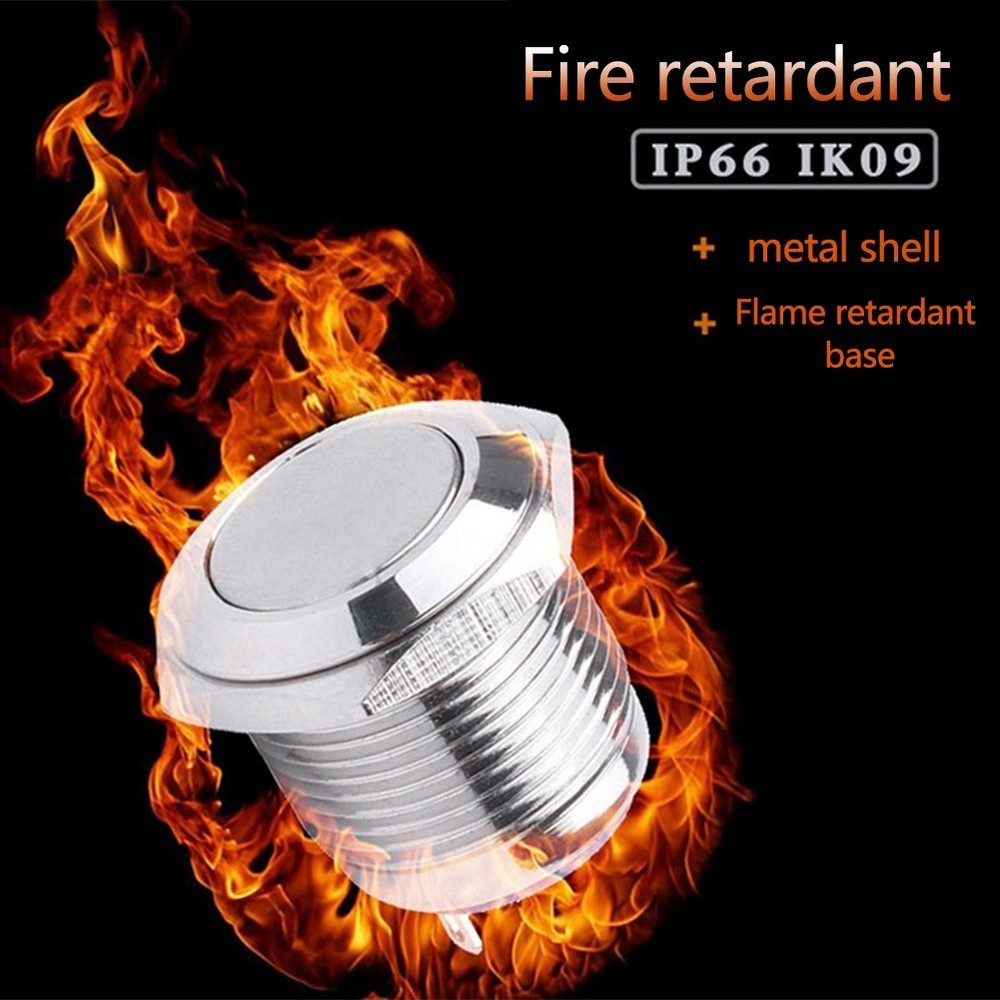 High Quality Button Switch Push Button 12V 16mm 3~220V Accessories Brass