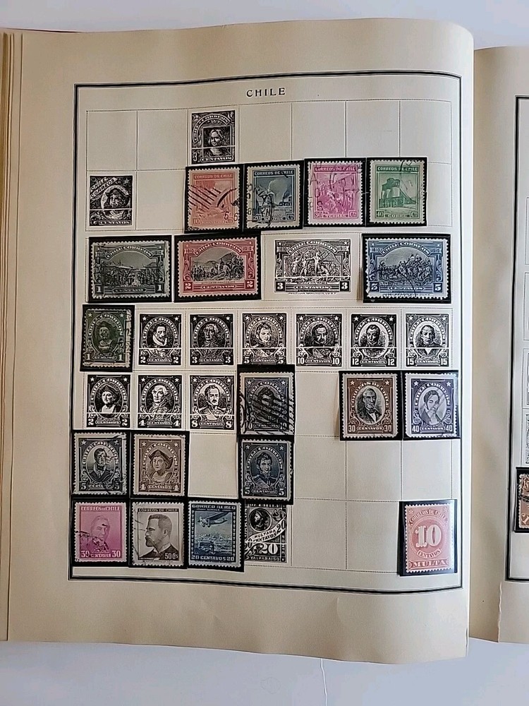 Modern Postage Stamp Album Fully Illustrated 1925 Edition