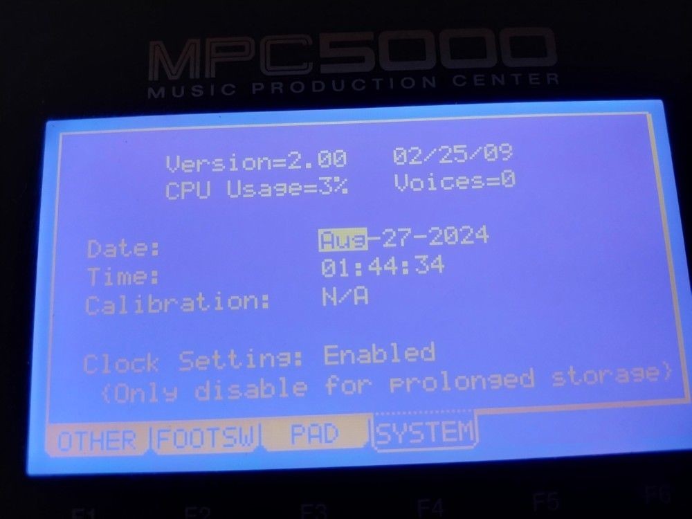 Akai MPC 5000 Screen Replacement with full window Enclosure and Cables