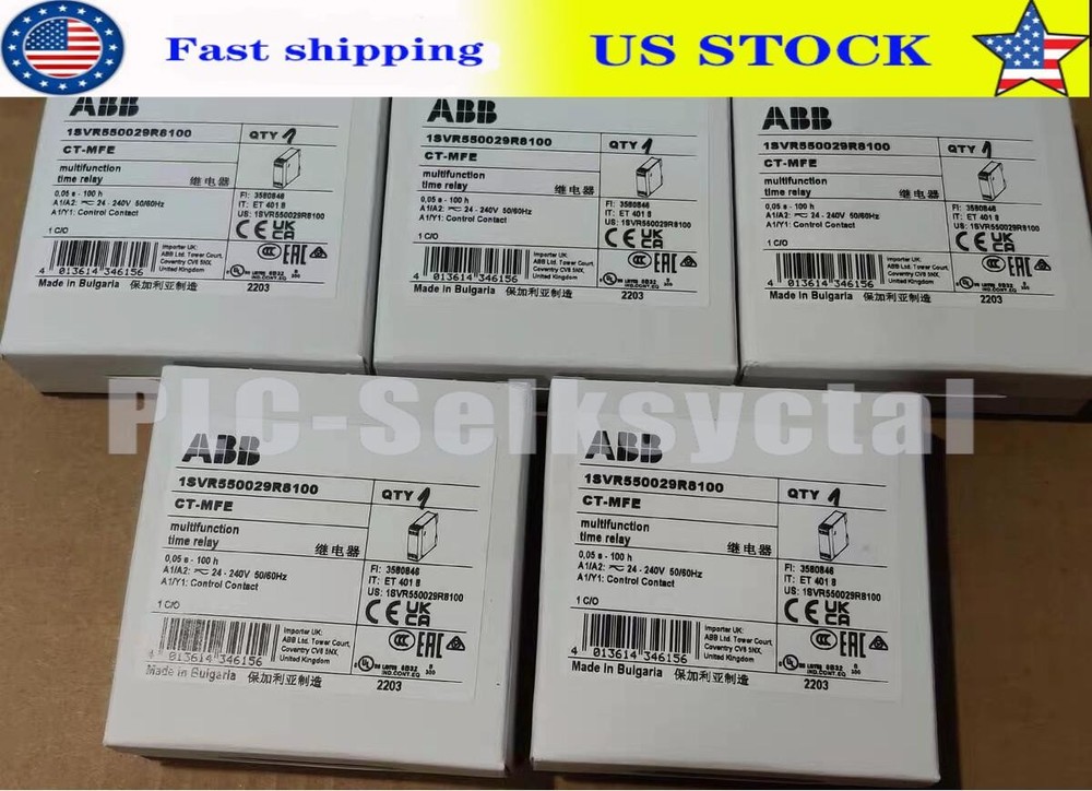 1pc ABB CT-MFE time relay 24-240VAC/DC