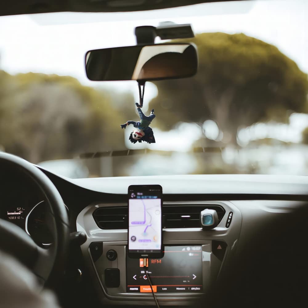 Cool Swing Ornament Upside Down Car Auto Rear View Mirror Hanging Decoration ...