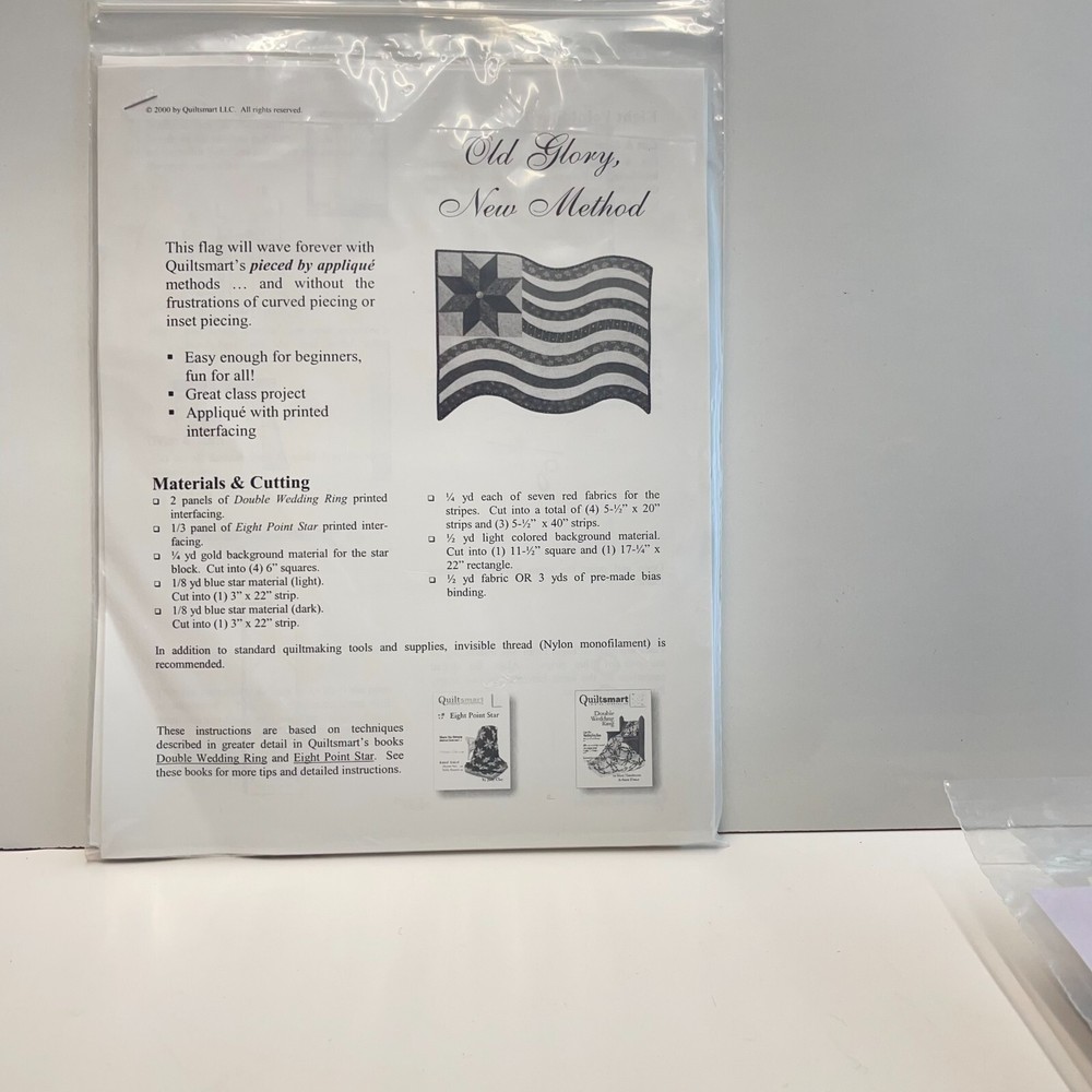 QUILTSMART Printed Interfacing Old Glory