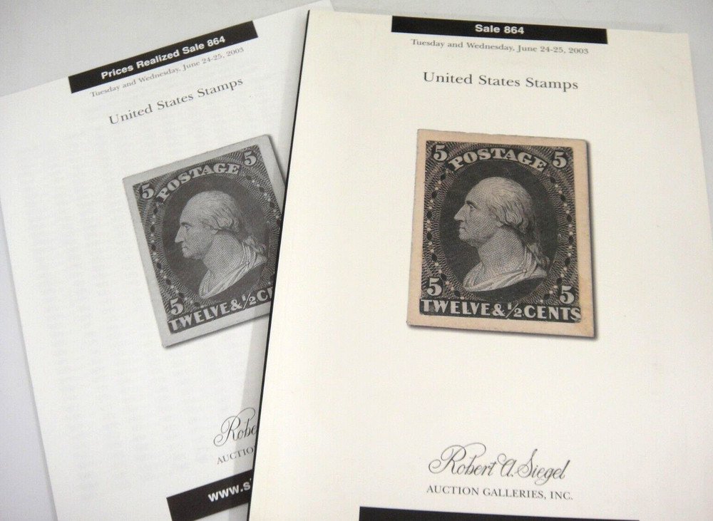Siegel Stamp Auction Catalog 2003 w Prices Realized Essays Proofs Provisionals