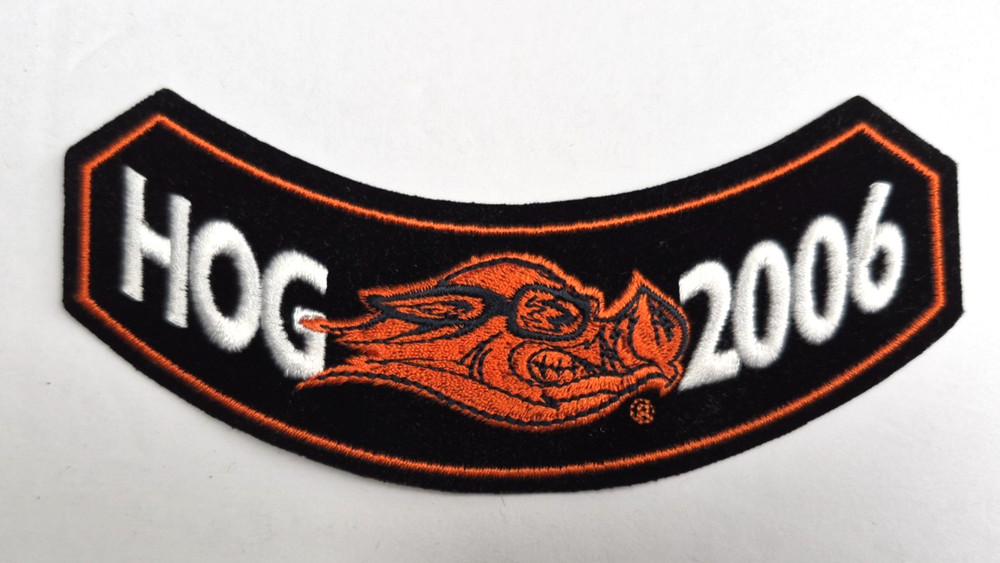 Harley Davidson Harley Owners Group HOG 2006 Patch  - 5 3/4" x 2"