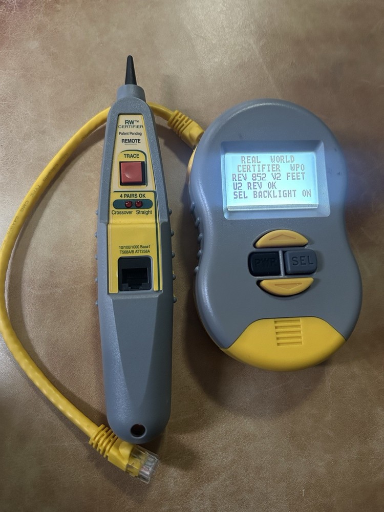 Black Box CAT5/5e/6 LAN Performance Verifier With Bag