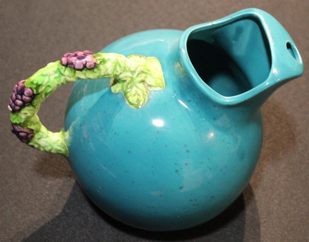 Dept. 56 Cheryl Johnson Vineyard Tilted Ball Pitcher
