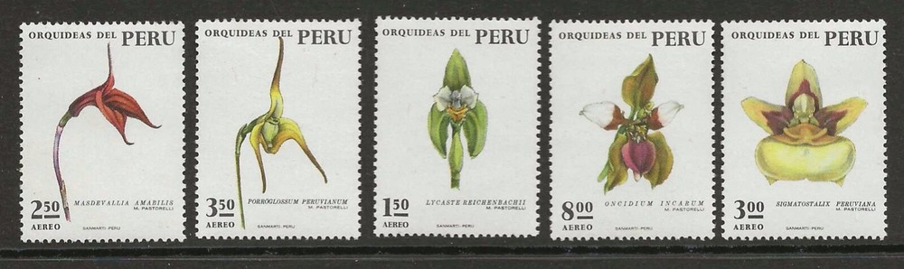 Peru 1973 flowers MNH (c367)
