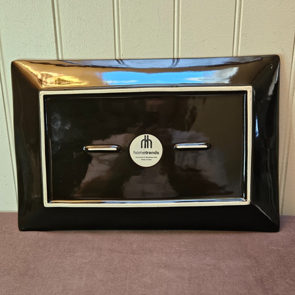 Home Trends Mosaic Tile Square Rectangular platter 14" x 9"