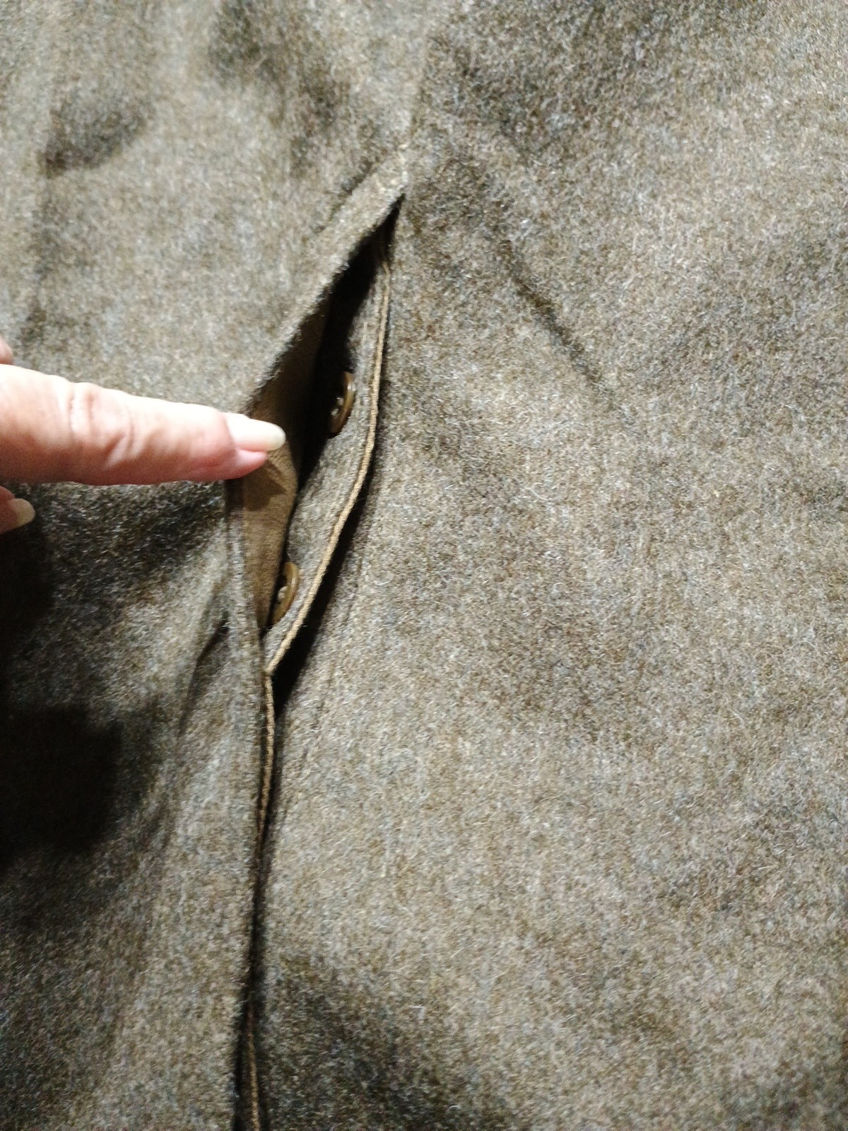 VTG French Army Green Wool Field Pants 1953 Francois Heynen Vestimentaire No 14