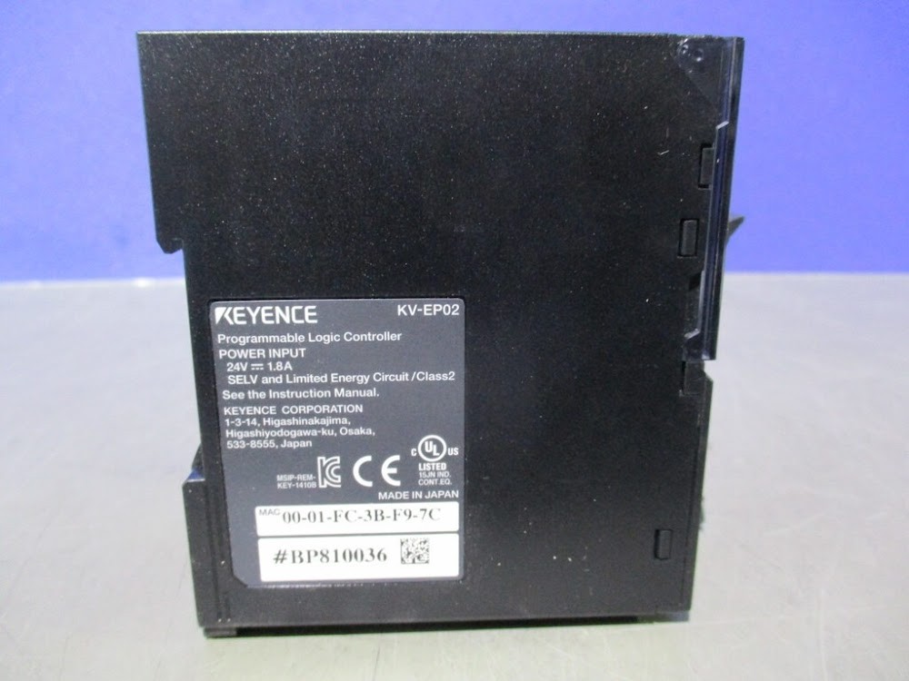 KEYENCE KV-EP02 KV-NC32EXT KV-NC32ET PLC Modules Set USED