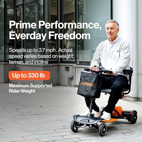 SUPERHANDY EBRAKE MOBILITY SCOOTER(US) - ORANGE