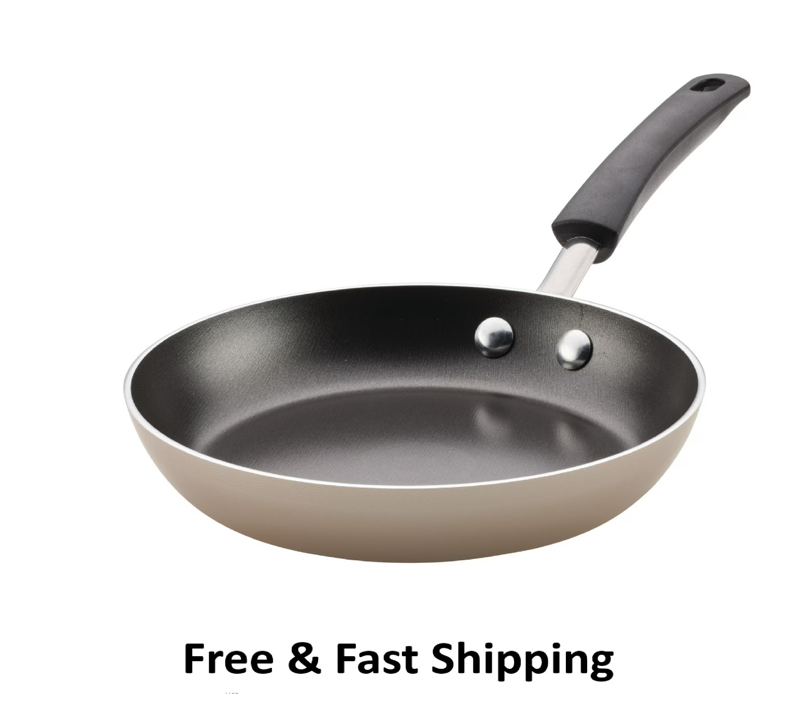 Farberware Easy Clean 8 Inch Nonstick Frying Pan / Skillet, Dishwasher Safe, Cha