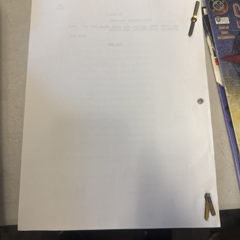 Wolf At The Door Pilot TV Show Script First Draft 1998