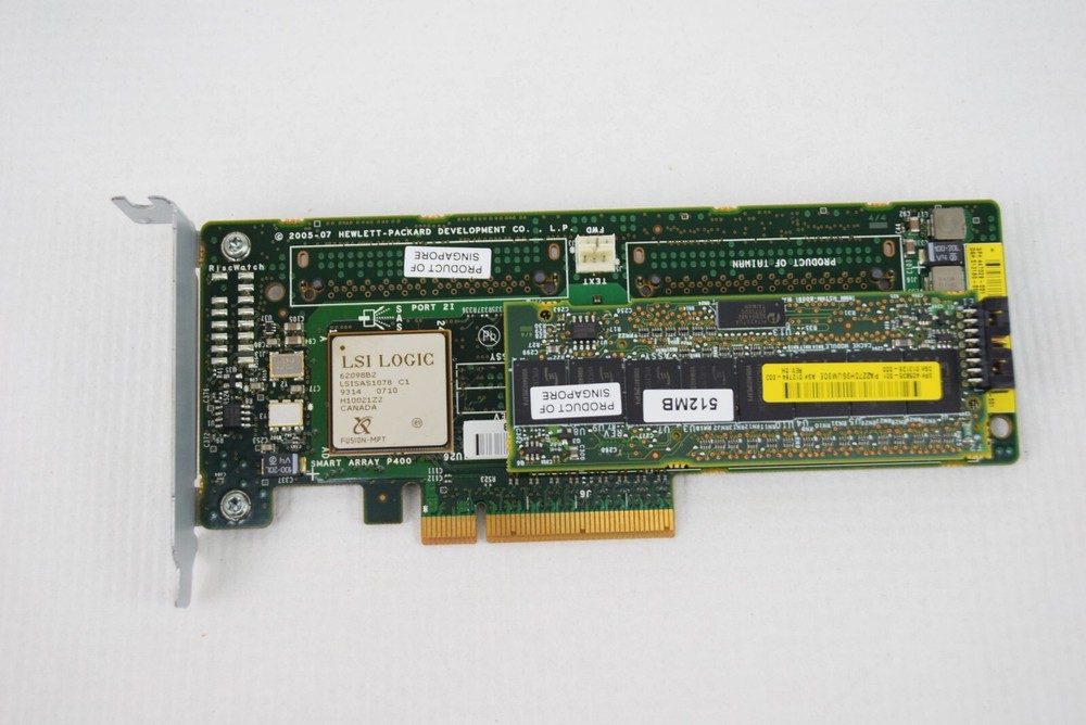 HP P400 Smart Array 0813159-001 SAS Raid Controller