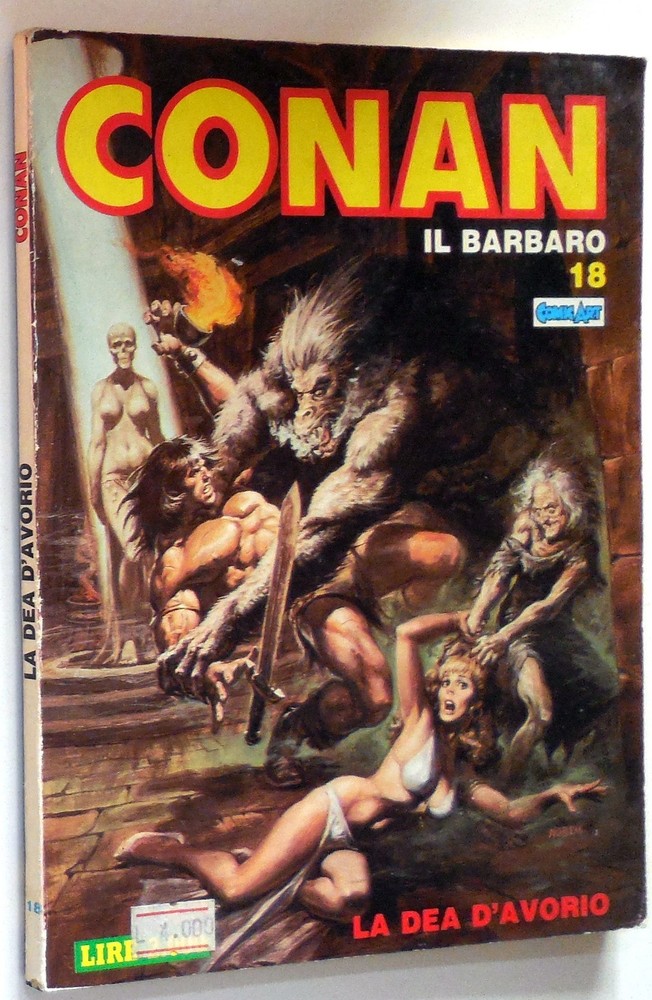 MARVEL CONAN THE WILD SWORD COMIC ART N.18 1989
