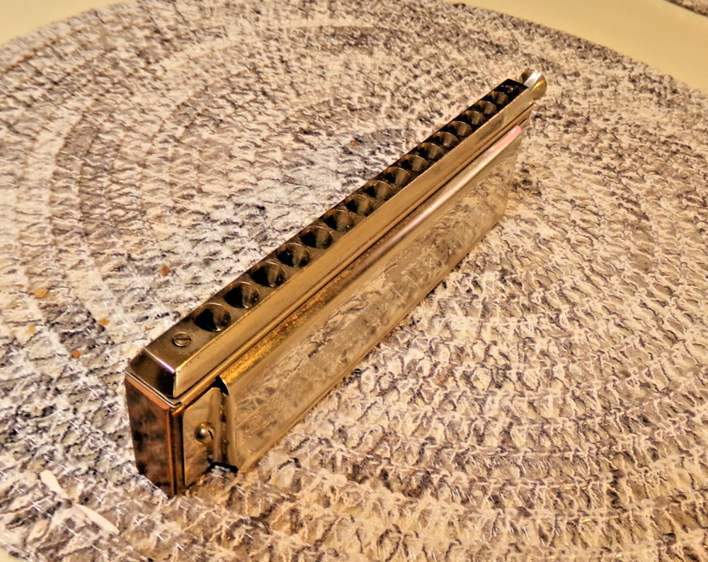 M. Hohner 64 Chromonica Professional Model, 4 Octave (Model 280) VF condition.