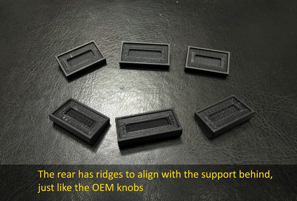 3D printed replacement knobs /Trim for Yamaha KX-1200 / C-300 Tape decks