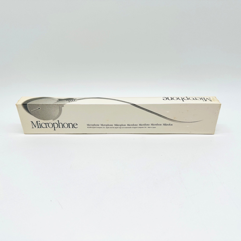 Vintage 1990 Apple Mac Computer Mic Microphone Sealed Box Japan