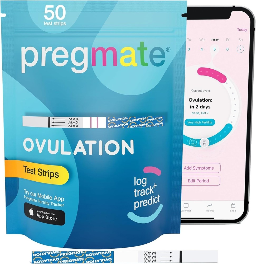 50 Ovulation Strips Predictor Kit 50 Count
