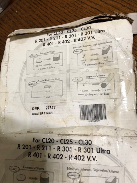 Robot Coupe 27566/27577 Food Processor Discs New