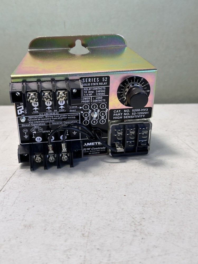 AMETEK 5200-HV3 52-120201 SOLID STATE CONTROL RELAY