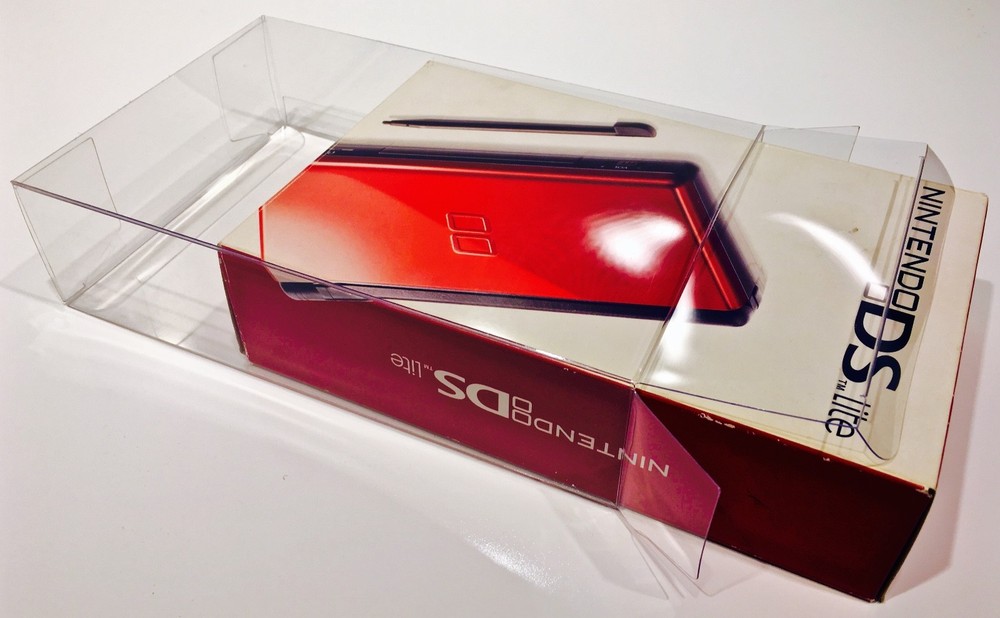1 Box Protector For NINTENDO DS LITE Original Console Box. NTSC Display Case