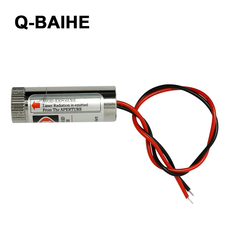 10pcs 650nm 5mW Red Laser Dot Diode Module with Cap & Driver in