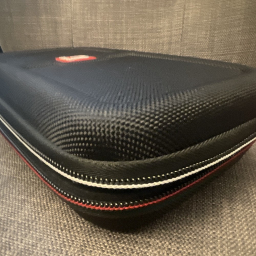 Nintendo Hard Shell Carrying Case Black Red for Switch Console & Games