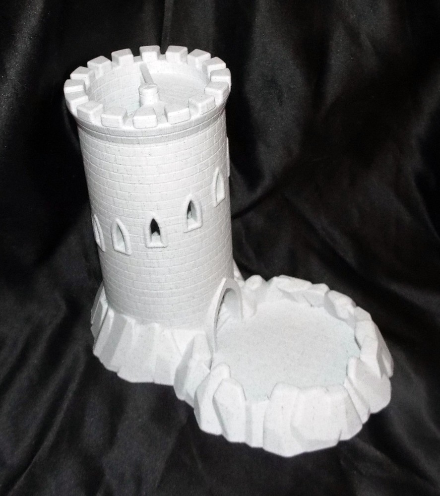 Large Castle Dice Tower 3D Printed Accessory DND & Board games