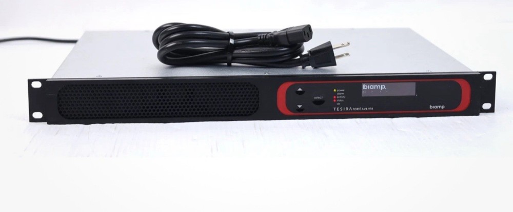 BIAMP Systems Tesira Forte AVB VT4 Digital Audio Processor FULLY TESTED