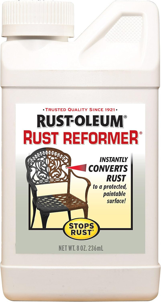 7830730 Stops Rust Rust Reformer Formula, 8 Oz, Black