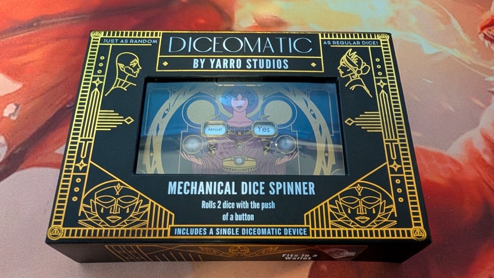 Diceomatic by Yarro Studios Might mechanical dice spinner set plus extras