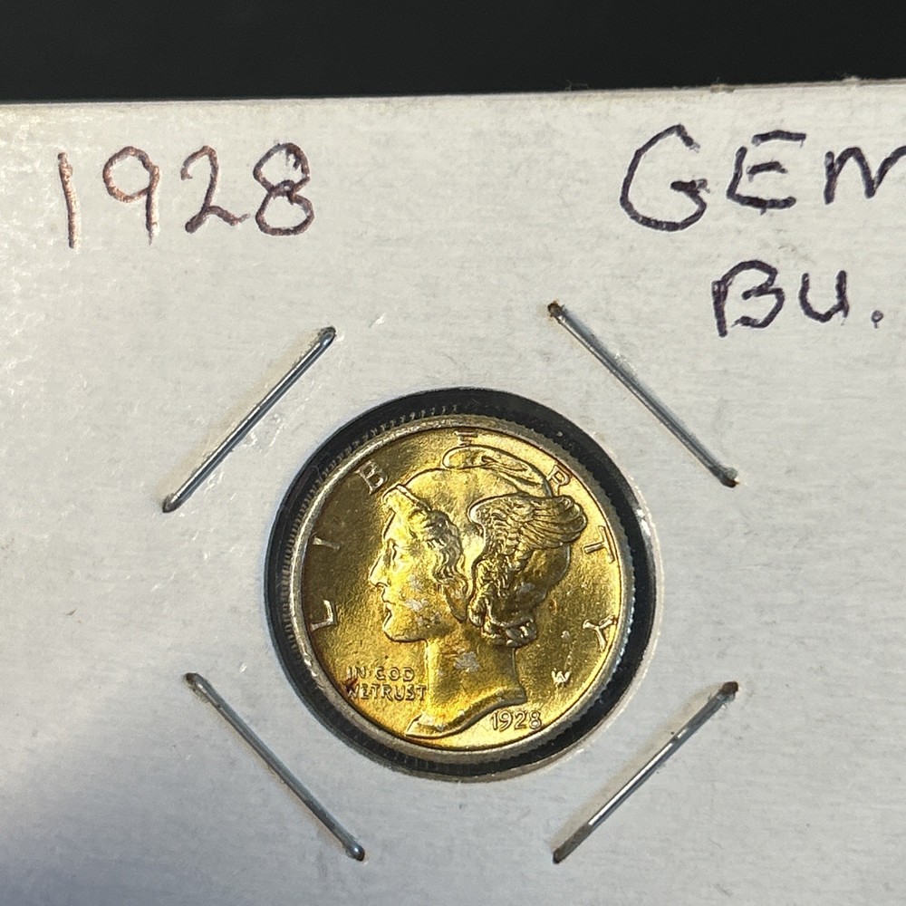 1928 Mercury Dime - GEM BU