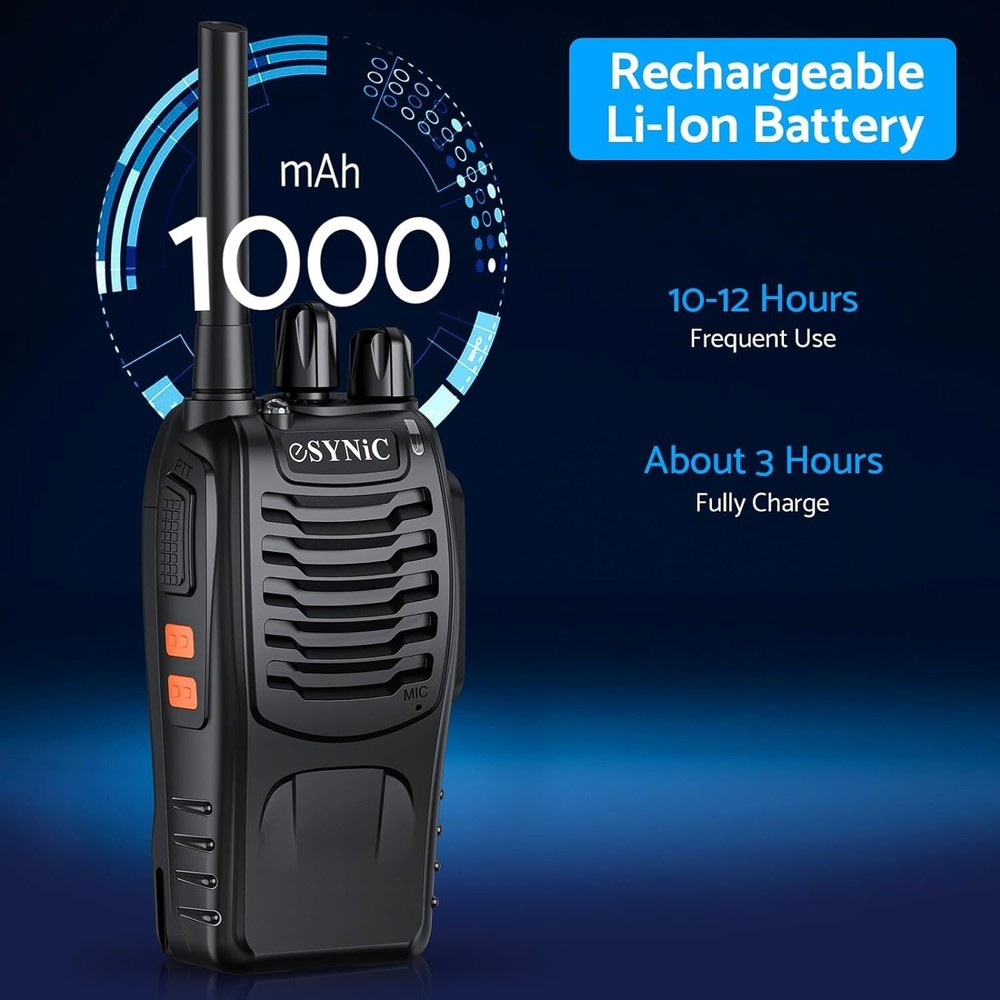 Professional Rechargeable Walkie Talkies for Clear Long-Range Communication