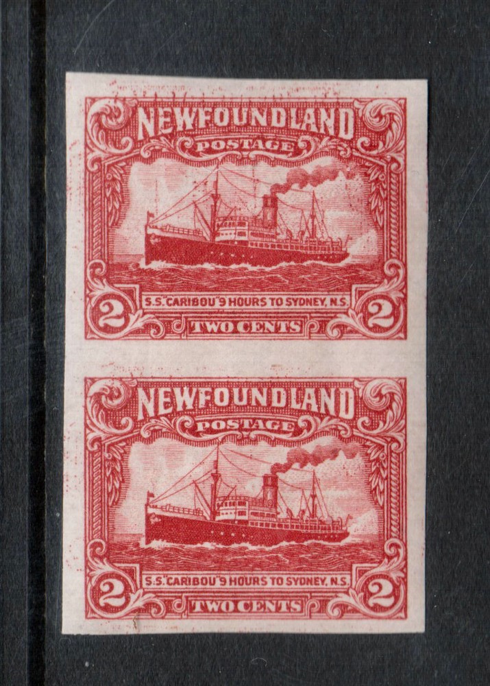 Newfoundland #164a Extra Fine Never Hinged Imperf Pair
