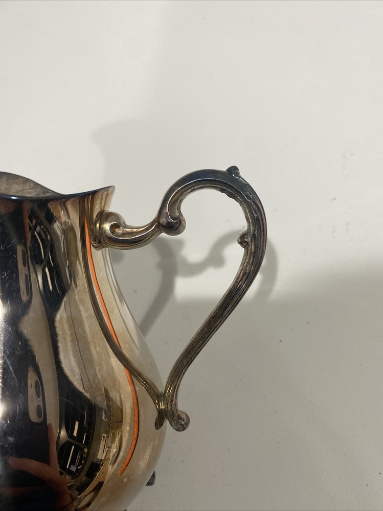 Vintage Silver Pitcher 5.5” Tall