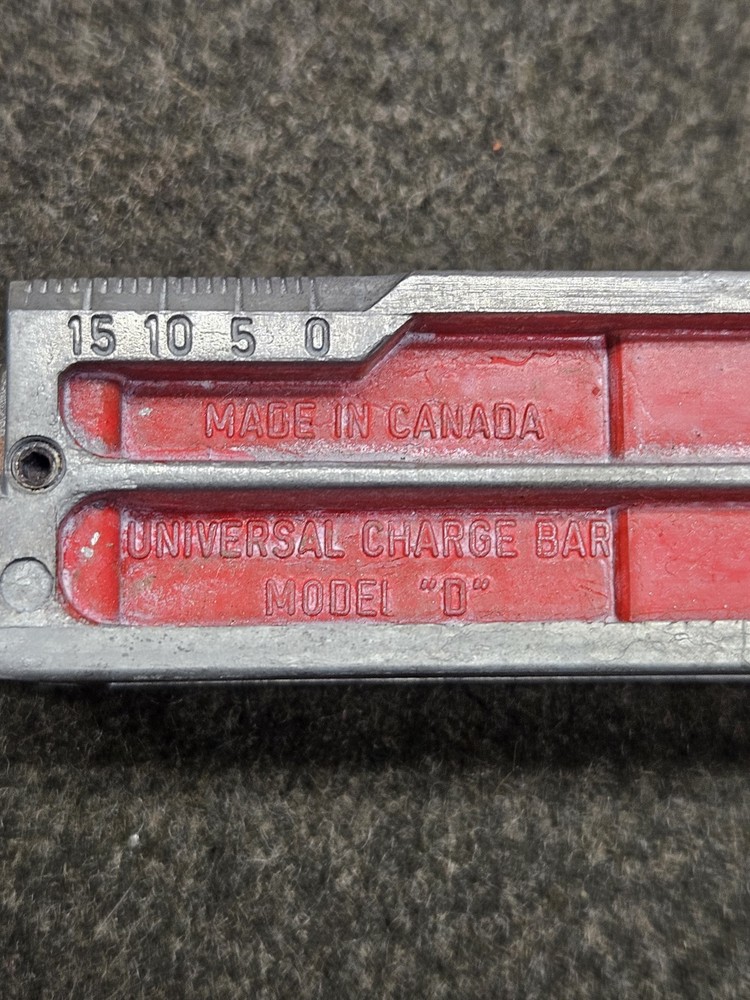 Universal Model D Shot & Powder Charge Bar for Mec Progressive Reloading Presses