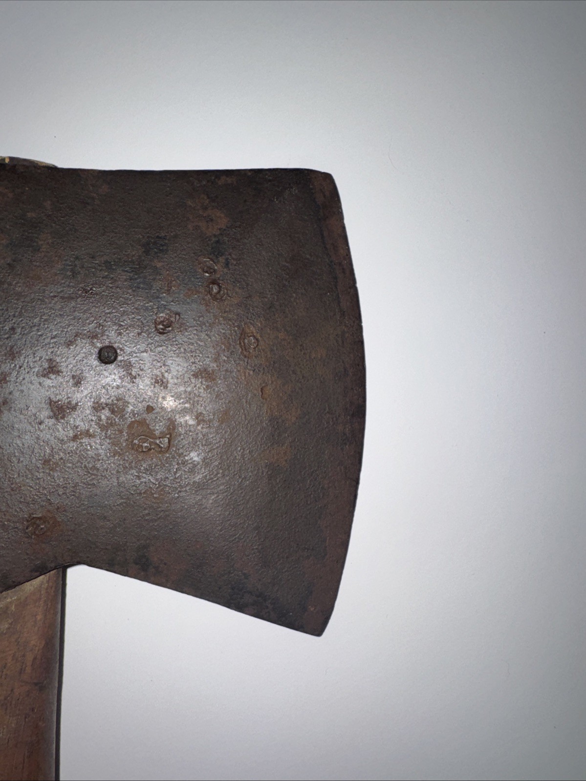 Vintage Embossed Belknap Blue Grass Single Bit Ax Thoroughbred Model